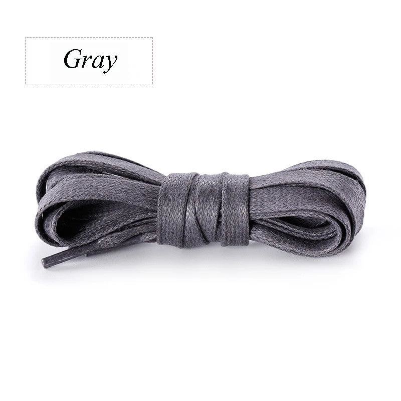 Flat Waxed Waterproof Shoelaces – Unisex