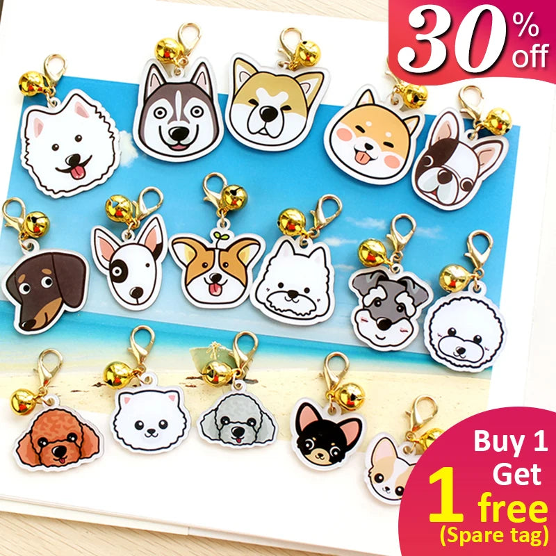 Personalized Acrylic Dog ID Tag