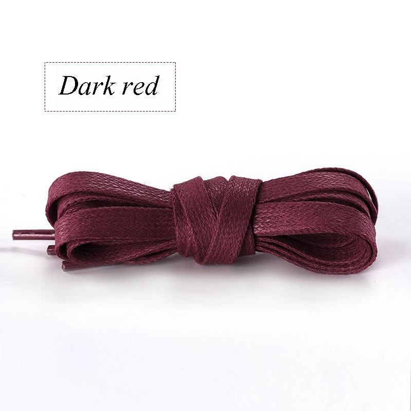 Flat Waxed Waterproof Shoelaces – Unisex