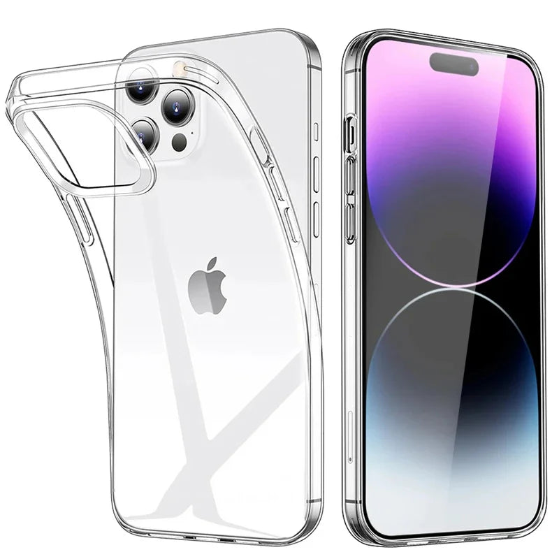 Clear Silicone iPhone Case (Multi-Model)