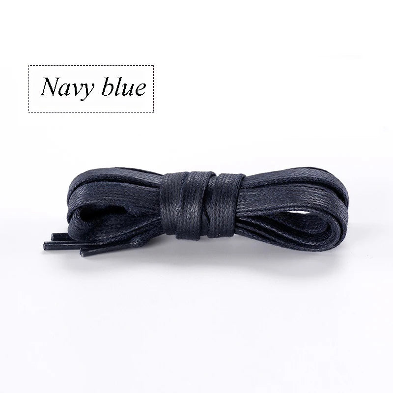 Flat Waxed Waterproof Shoelaces – Unisex