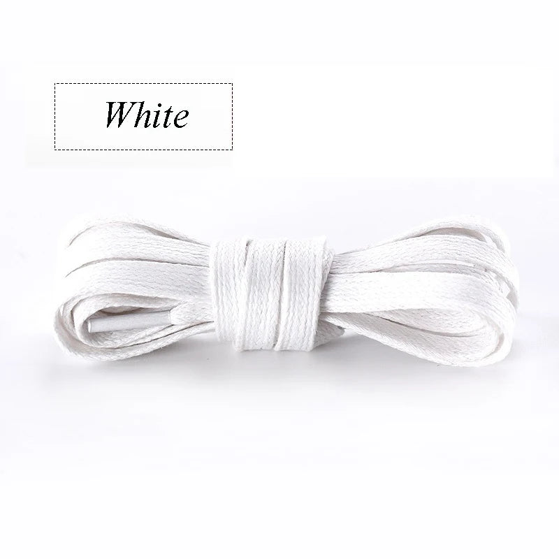 Flat Waxed Waterproof Shoelaces – Unisex