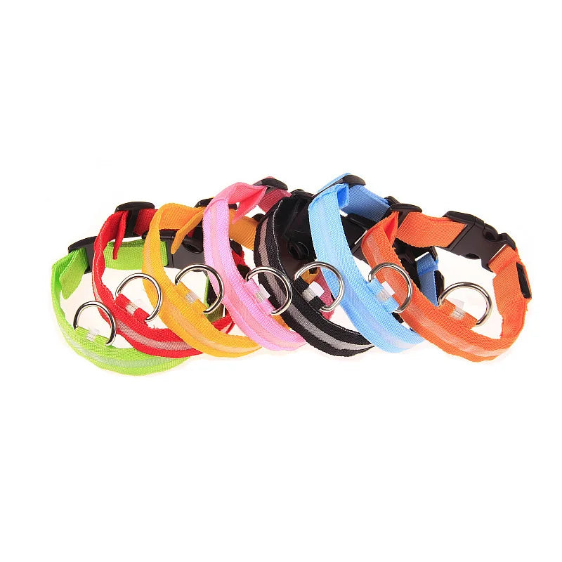 LED Glow-in-the-Dark Dog Leash & Collar