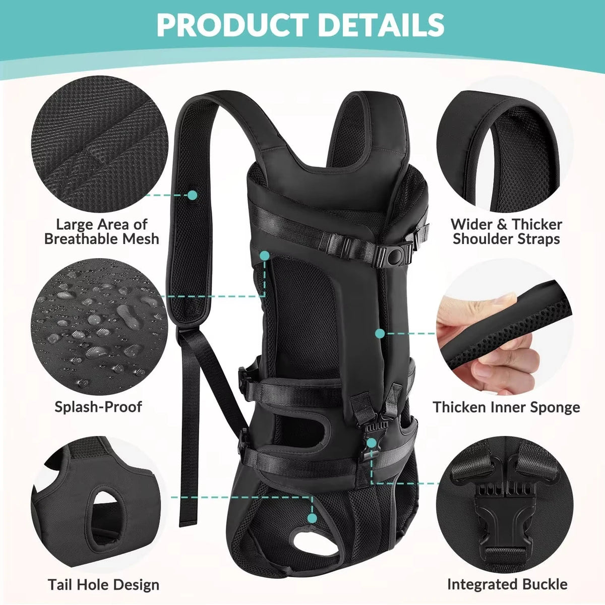 Hands-Free Dog Carrier Backpack